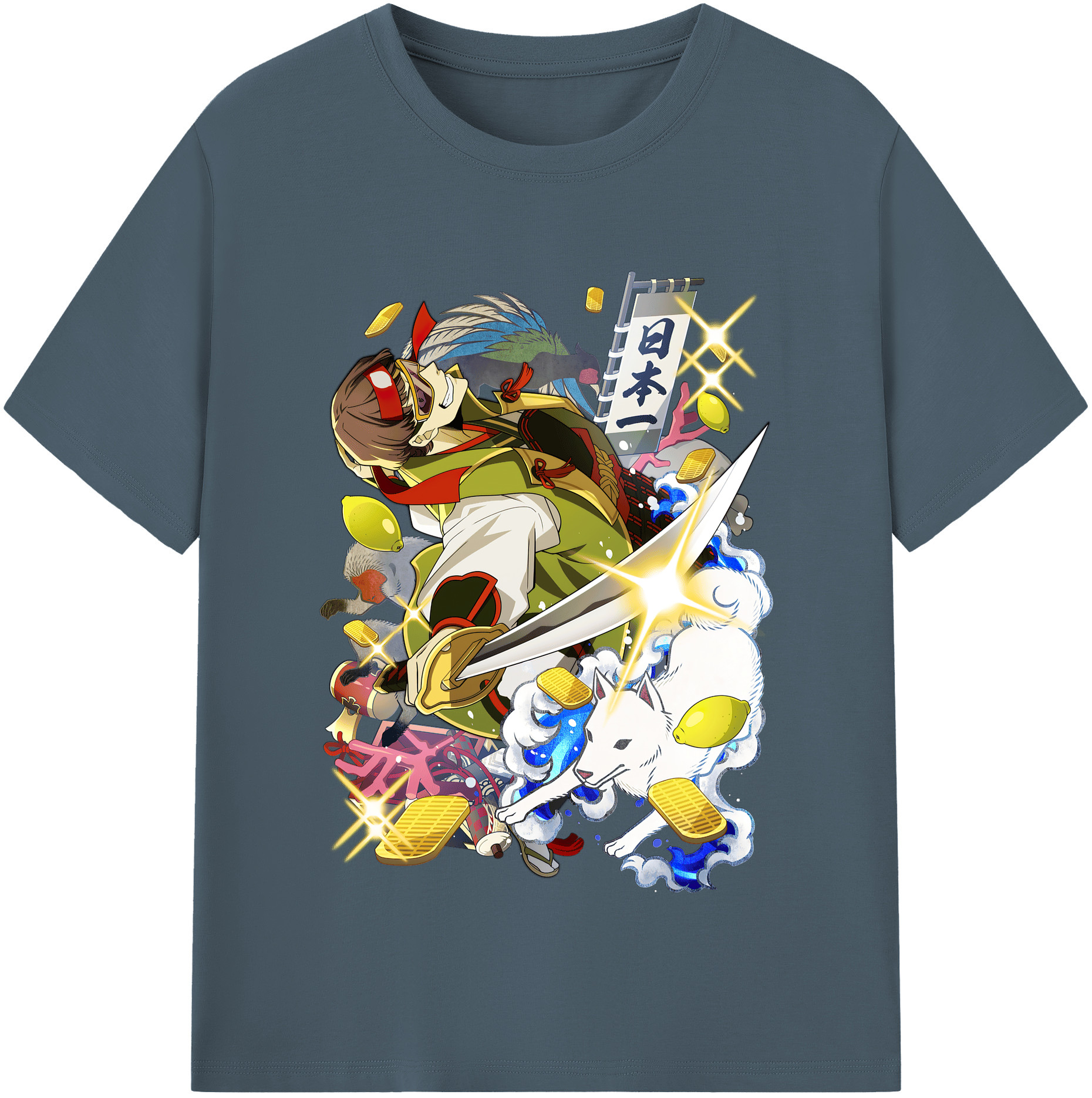 （画像用） 文豪ストレイドッグス Bungo Stray Dogs 綿100％半袖Tシャツ（フロントプリント）